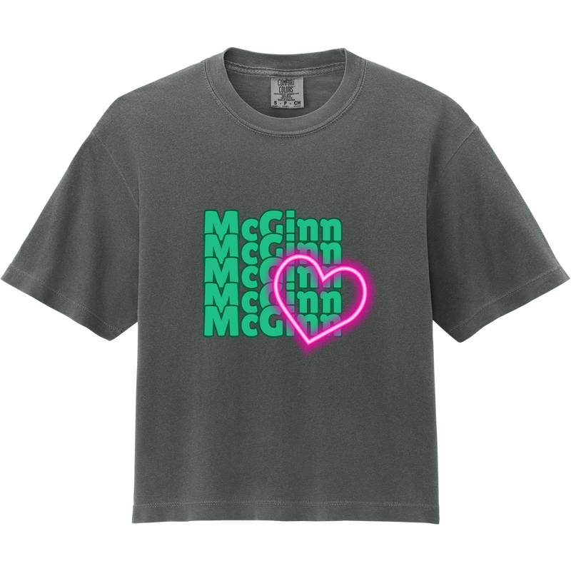 McGinn Elementary Comfort Colors Women’s Heavyweight Boxy Tee