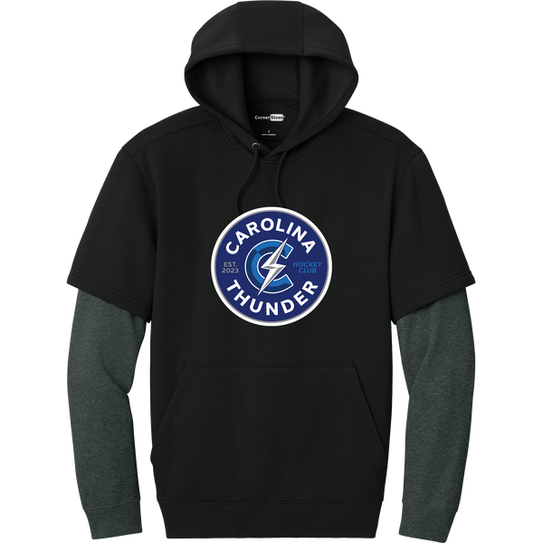 Carolina Thunder Tough Fleece Layered Hoodie