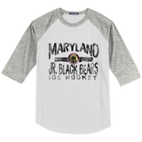 MD Jr. Black Bears Youth Colorblock Raglan Jersey